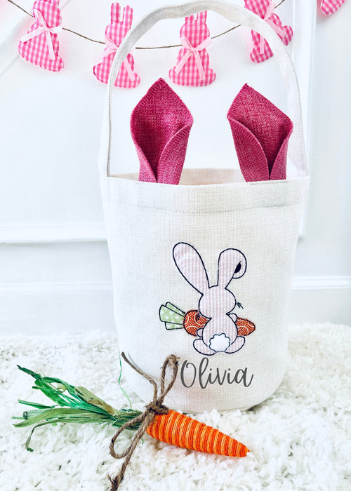Personalized Baby Girl Easter Basket Set